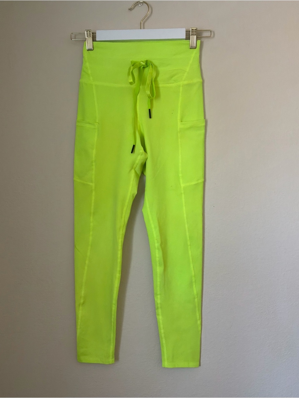 Electric & Rose Neon Lime High-Waist Leggings